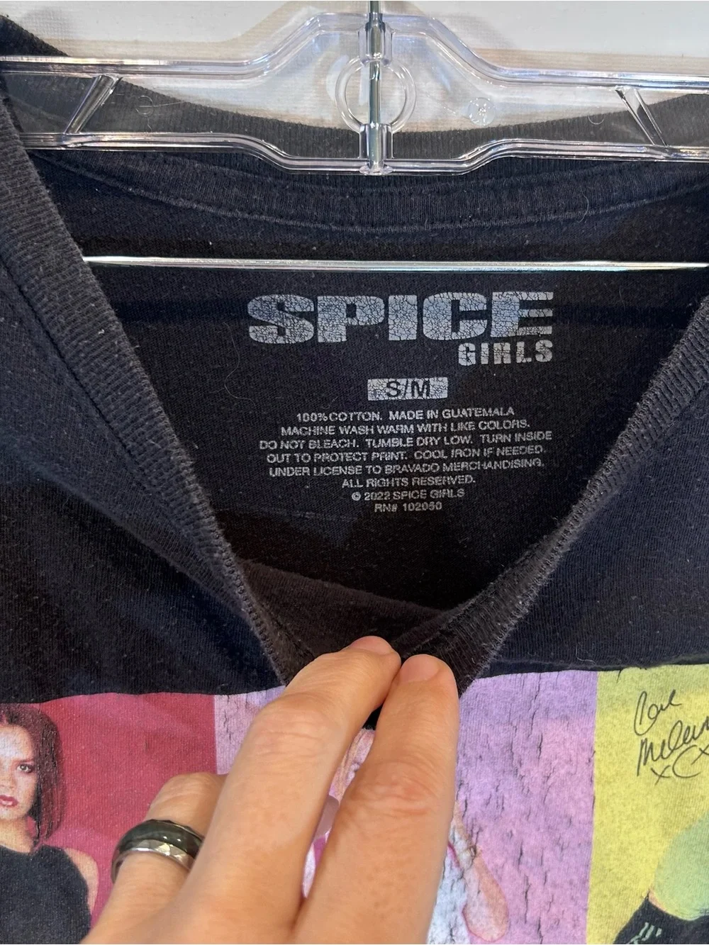 Spice Girls T Shirt S Black Official Bravado 2022 90s Pop Y2K Graphic Band Tee